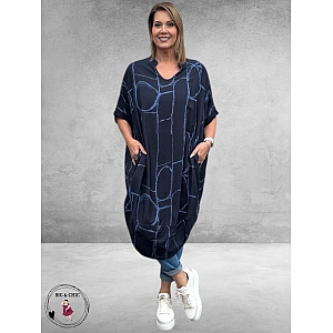 GOZZIP Jurk Jasmin Navy